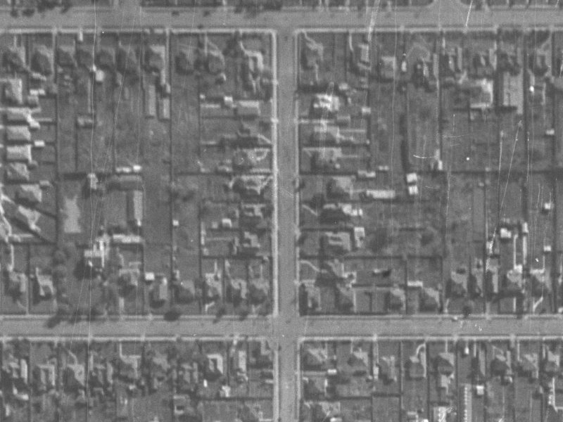 67A Norwood Street from the air, 1940-1944