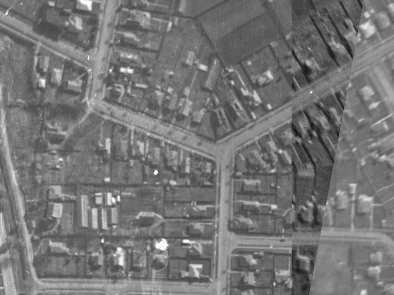 22-24 St Martins Road from the air, 1940-1944
