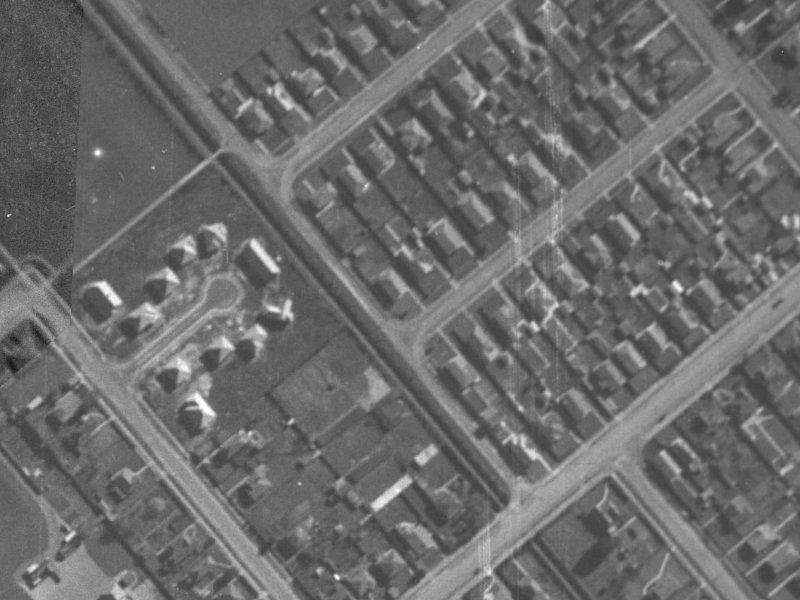 1 Cardiff Avenue from the air, 1940-1944