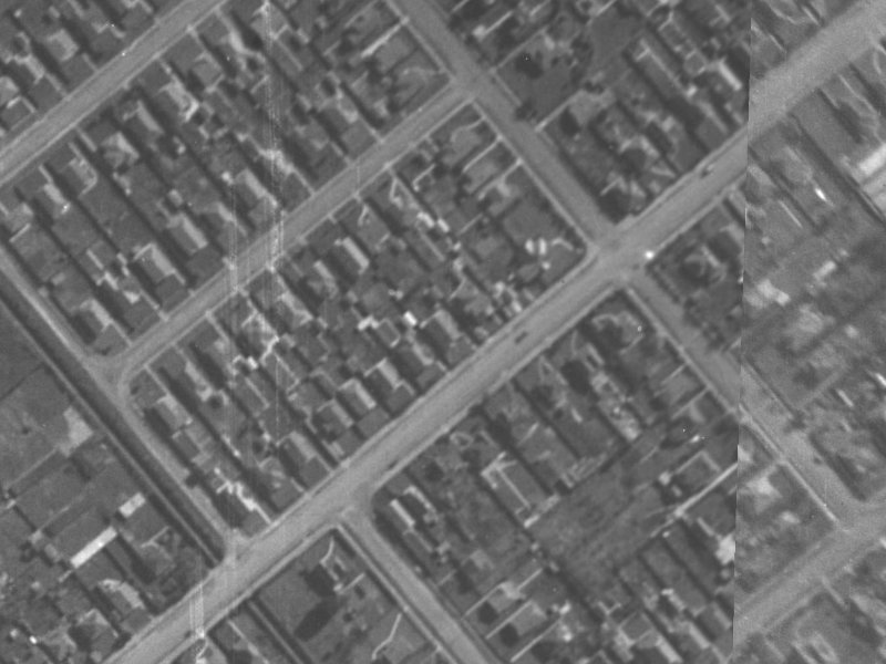 97 Somerfield Street from the air, 1940-1944