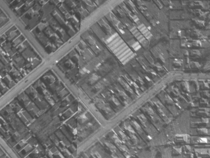 42 Aylmer Street from the air, 1940-1944