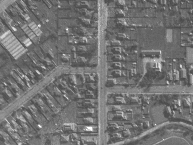 96A Colombo Street from the air, 1940-1944