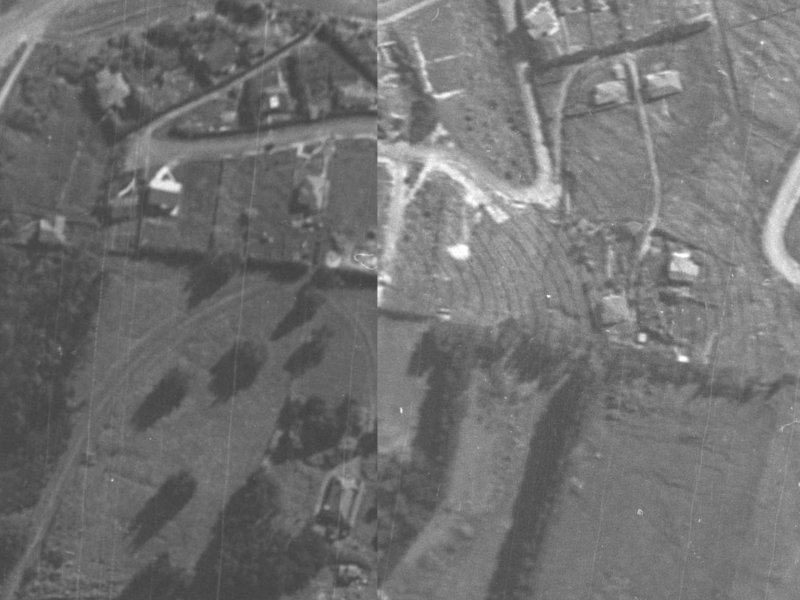 41 Cannon Hill Crescent from the air, 1940-1944
