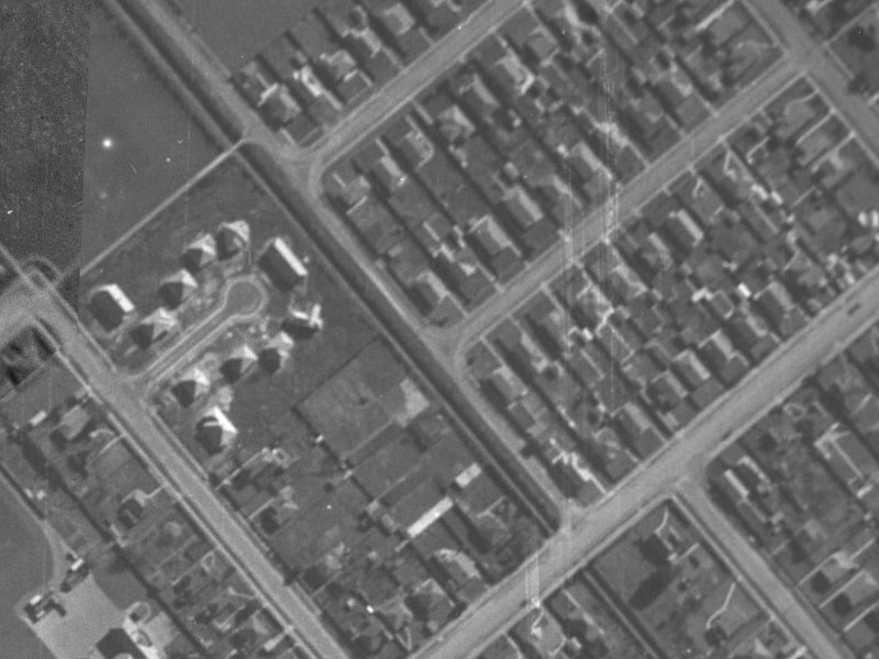 24 Woodard Terrace from the air, 1940-1944
