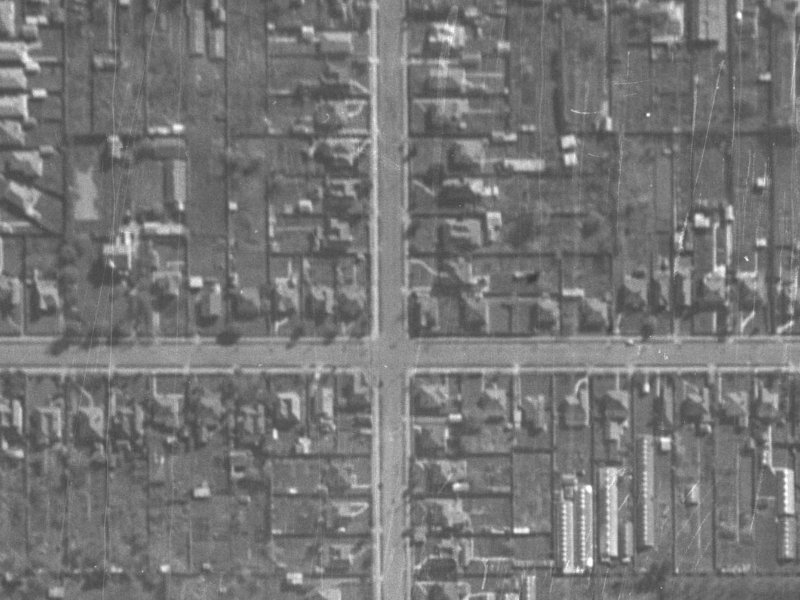 58A Norwood Street from the air, 1940-1944