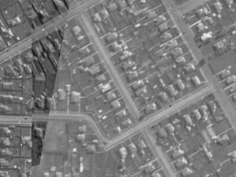 26 Ngaio Street from the air, 1940-1944
