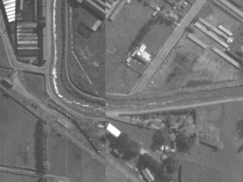 129 Bamford Street from the air, 1940-1944