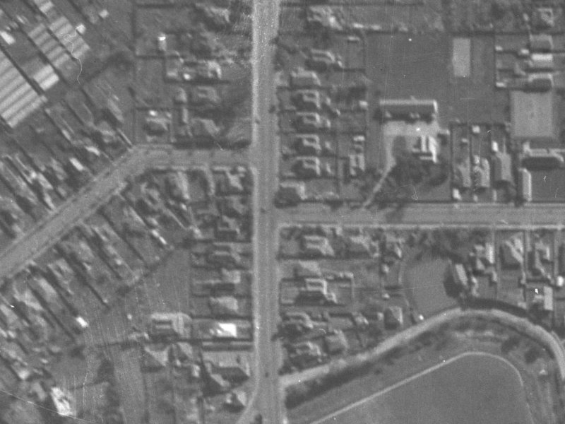 92 Colombo Street from the air, 1940-1944