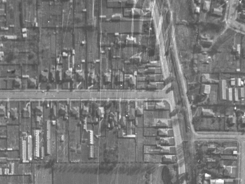 113B Fisher Avenue from the air, 1940-1944
