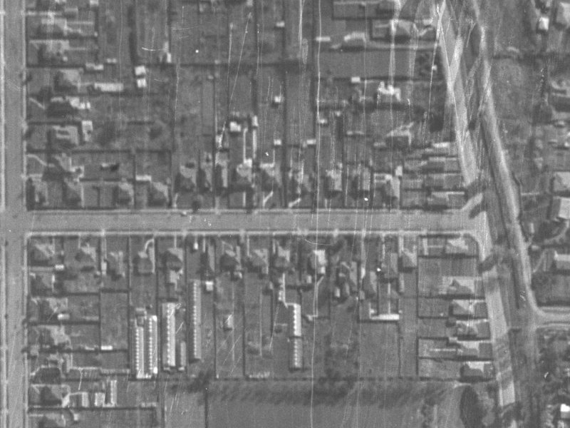 140 Fisher Avenue from the air, 1940-1944