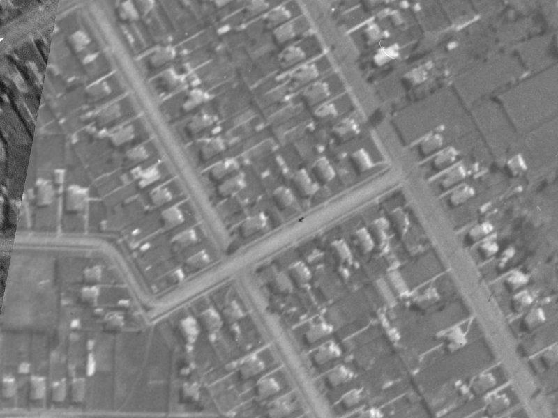 49 Koromiko Street from the air, 1940-1944