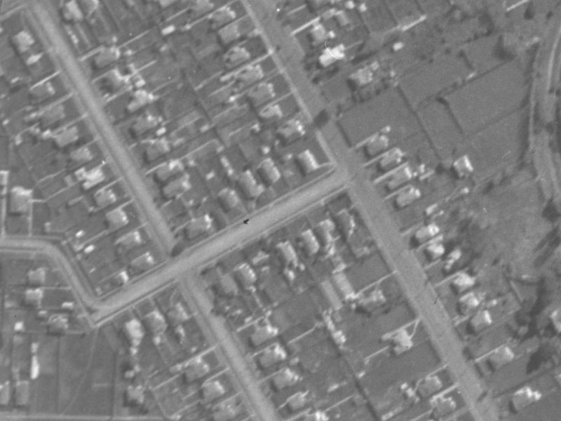 53 Koromiko Street from the air, 1940-1944