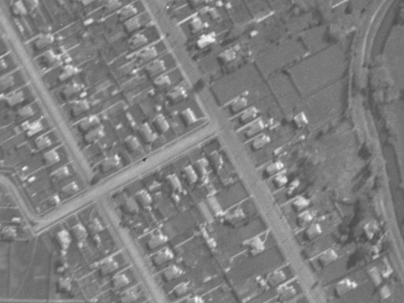 50 Koromiko Street from the air, 1940-1944