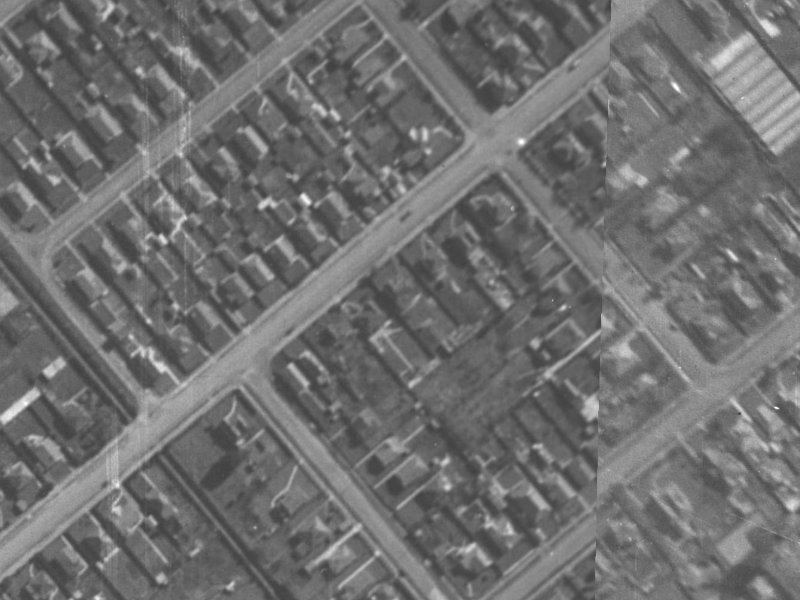88 Somerfield Street from the air, 1940-1944