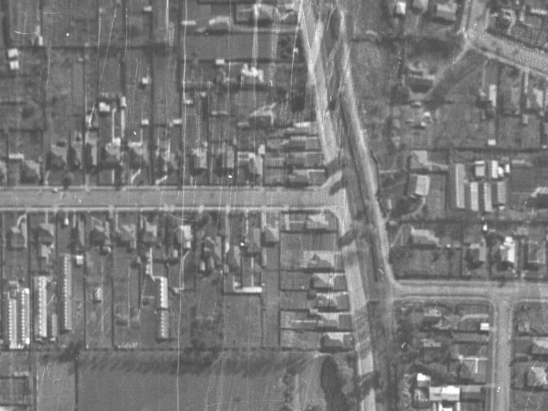 154 Fisher Avenue from the air, 1940-1944