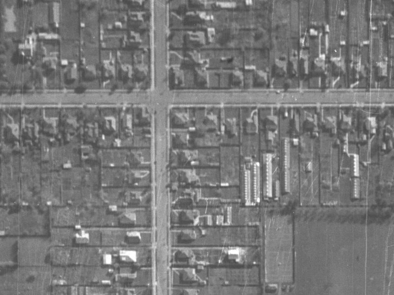 48A Norwood Street from the air, 1940-1944
