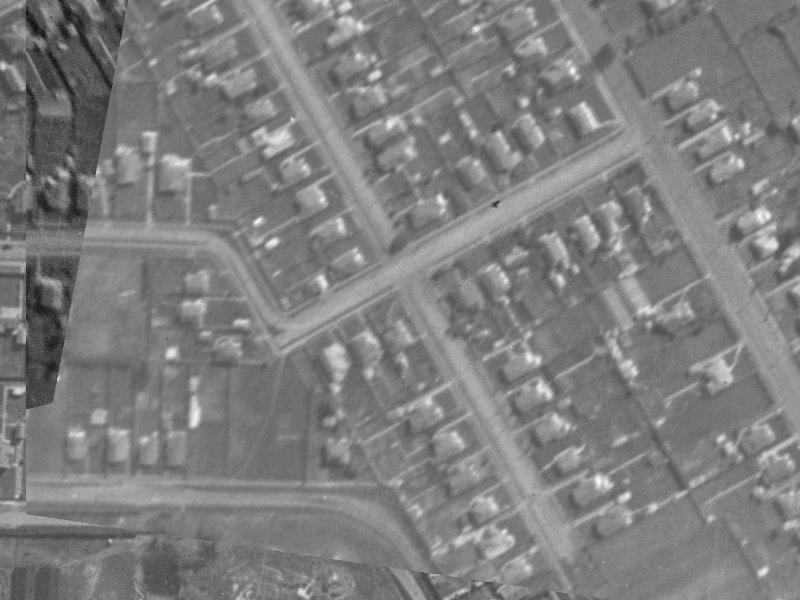 39 Ngaio Street from the air, 1940-1944