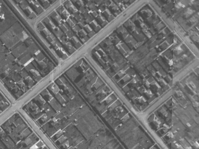 37A Young Street from the air, 1940-1944