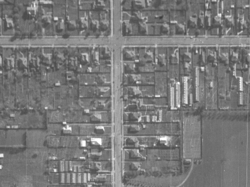 46 Norwood Street from the air, 1940-1944