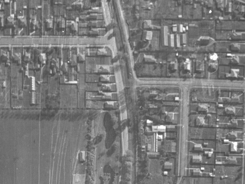 217 Eastern Terrace from the air, 1940-1944