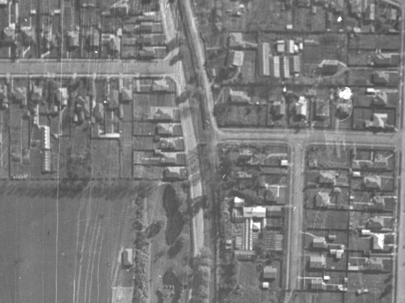 215 Eastern Terrace from the air, 1940-1944