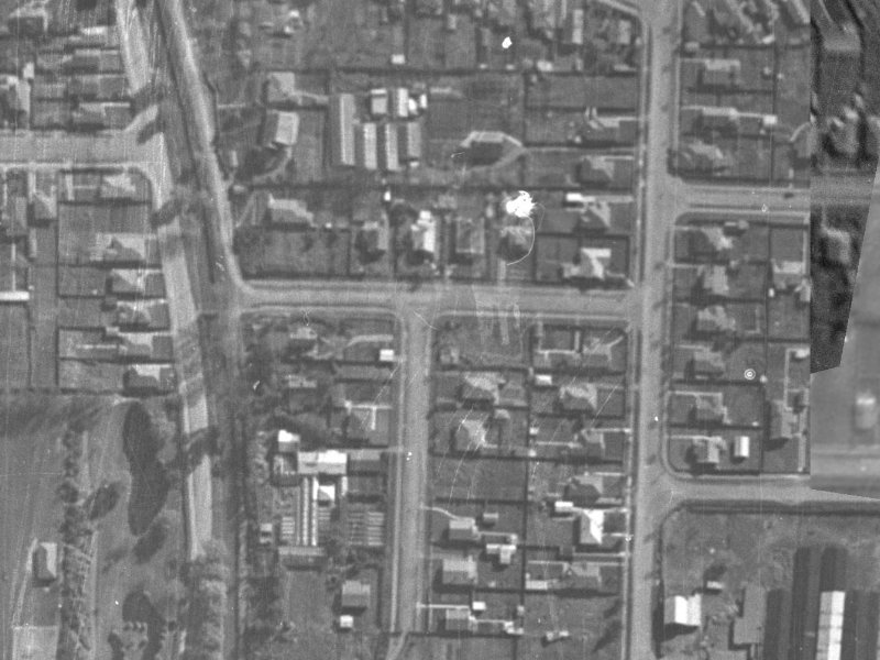 8 Buxton Terrace from the air, 1940-1944