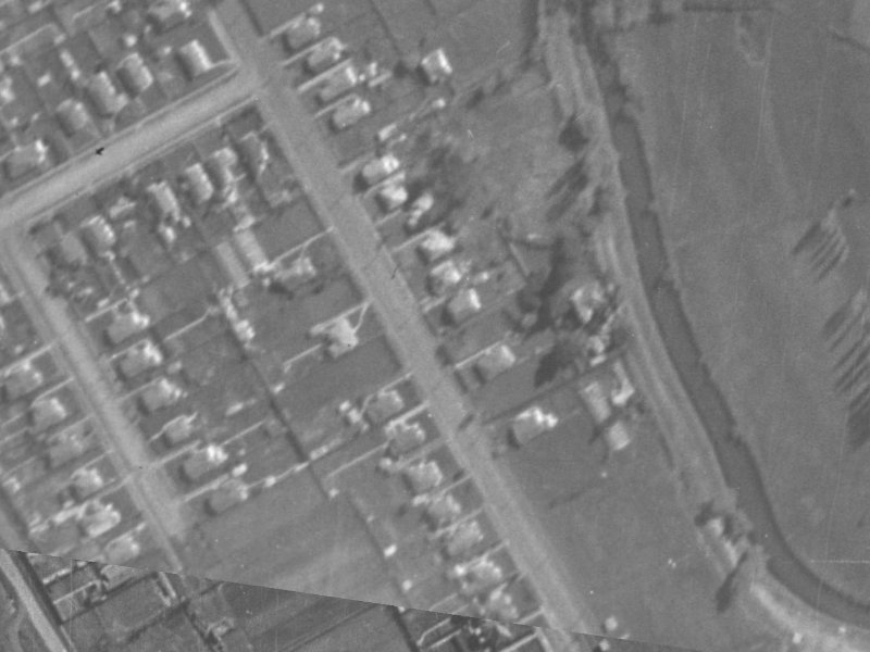 56 Wilsons Road from the air, 1940-1944