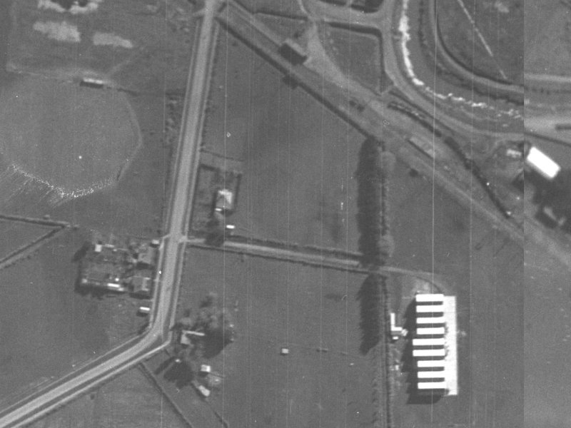 3 Foundry Drive from the air, 1940-1944