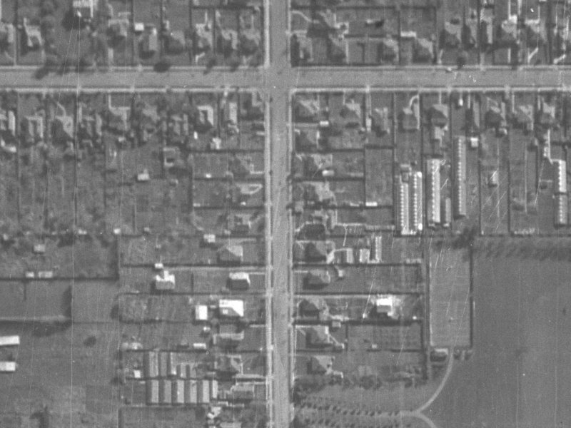 47 Norwood Street from the air, 1940-1944