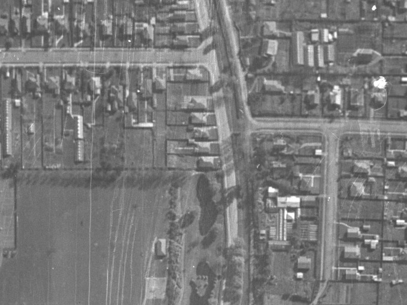 217 Eastern Terrace from the air, 1940-1944