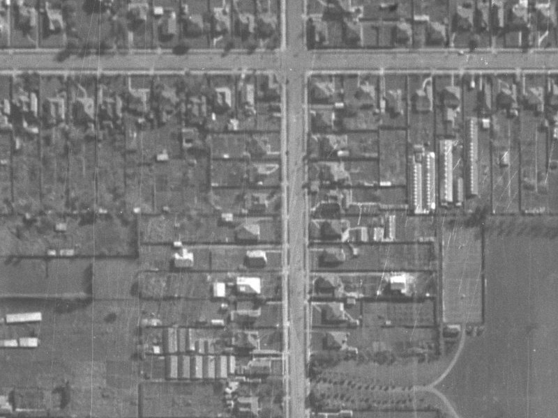 45 Norwood Street from the air, 1940-1944