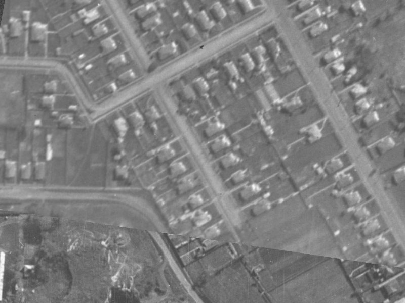 49 Ngaio Street from the air, 1940-1944