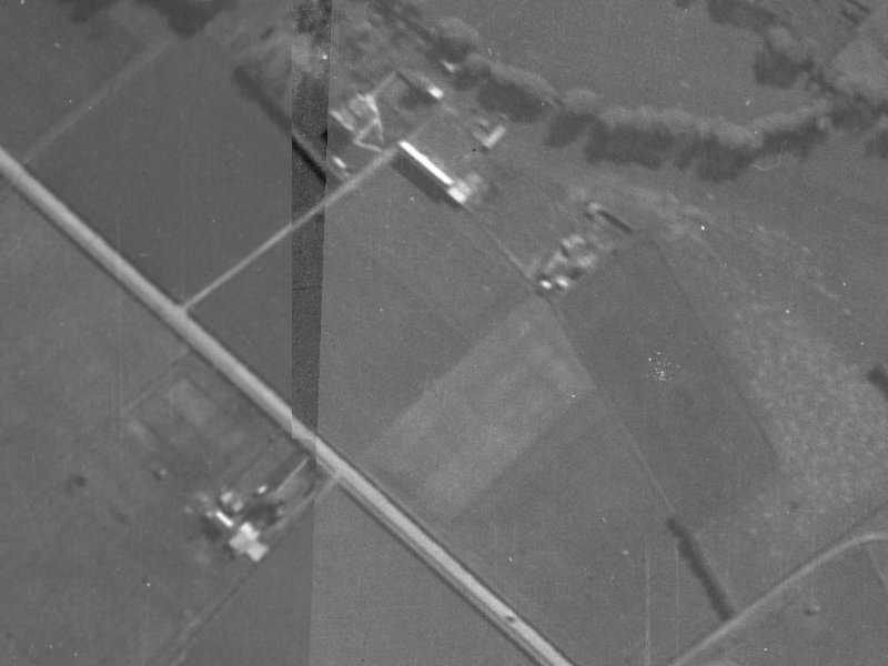 51 McBeath Avenue from the air, 1940-1944