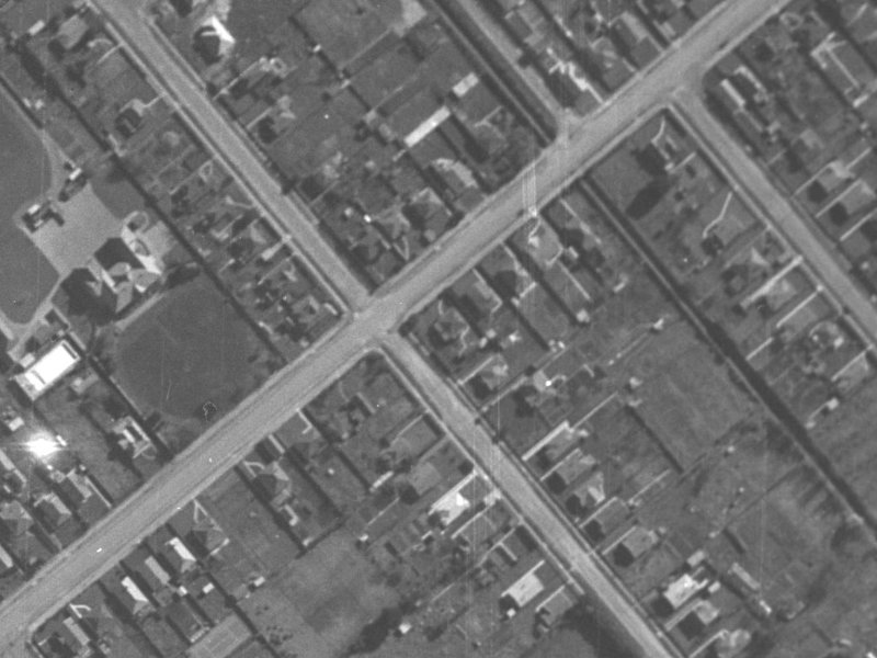 93A Studholme Street from the air, 1940-1944