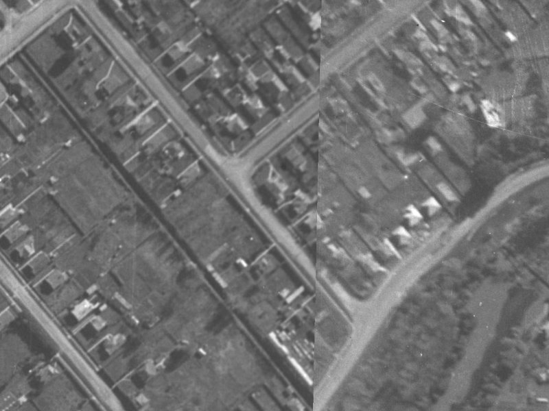 18 Young Street from the air, 1940-1944