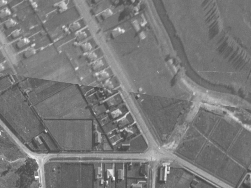 25A Wilsons Road South from the air, 1940-1944