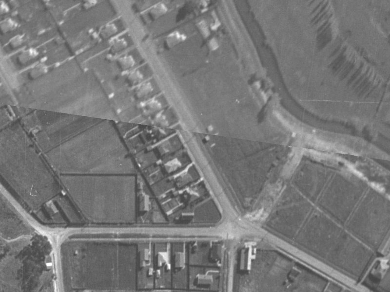 17 Wilsons Rd South from the air, 1940-1944