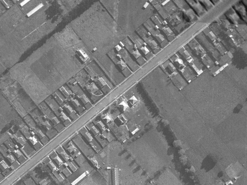 78A Conway Street from the air, 1940-1944