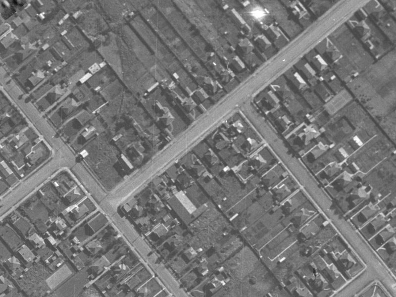 16 Somerfield Street from the air, 1940-1944