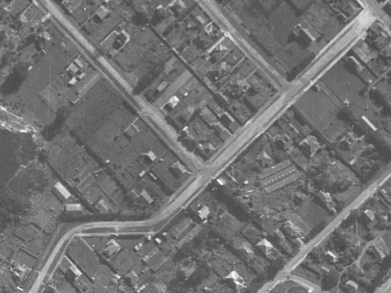 16 Augusta Street from the air, 1940-1944