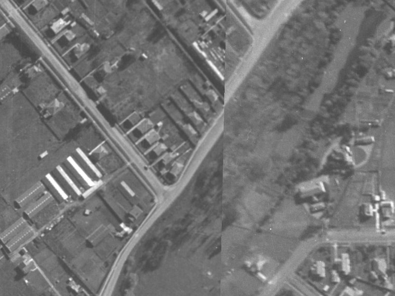 285 Ashgrove Terrace from the air, 1940-1944