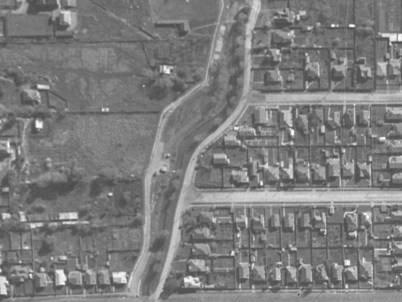 111 Waimea Terrace from the air, 1940-1944