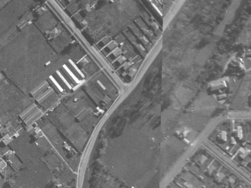 279 Ashgrove Terrace from the air, 1940-1944