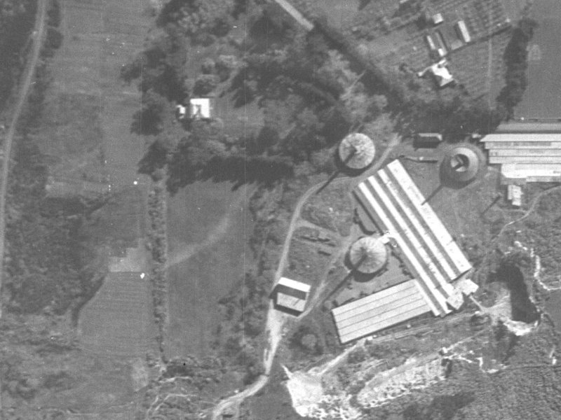 13 Alderson Avenue from the air, 1940-1944