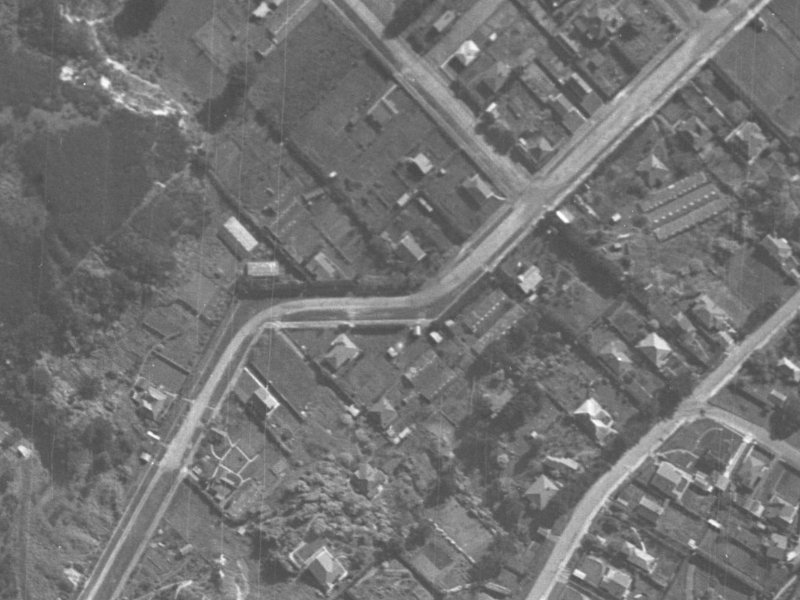 33 Augusta Street from the air, 1940-1944