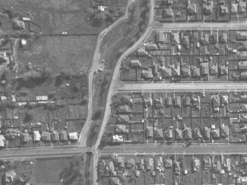 117 Waimea Terrace from the air, 1940-1944