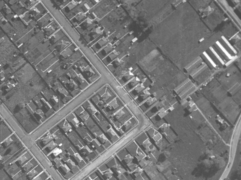 43 Tainui Street from the air, 1940-1944