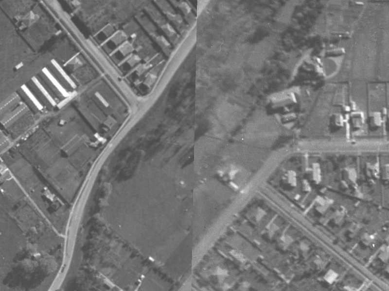 24 Thorrington Road from the air, 1940-1944