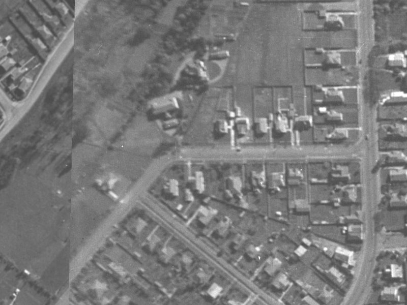 14 Thorrington Road from the air, 1940-1944