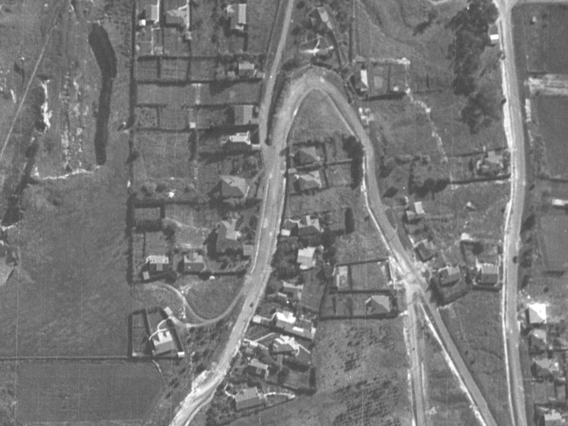 15 Huntsbury Avenue from the air, 1940-1944